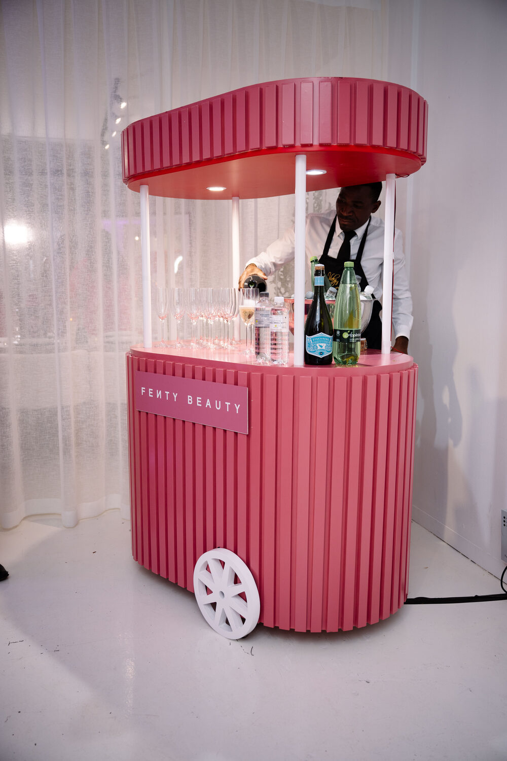 Fenty Beauty mobile cart